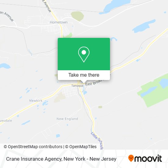 Mapa de Crane Insurance Agency