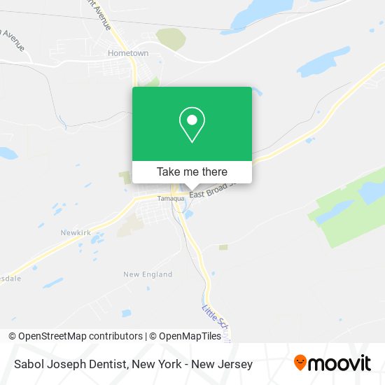 Mapa de Sabol Joseph Dentist
