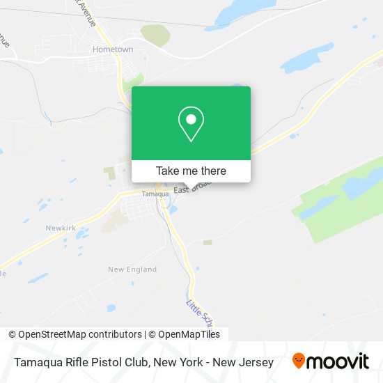 Mapa de Tamaqua Rifle Pistol Club