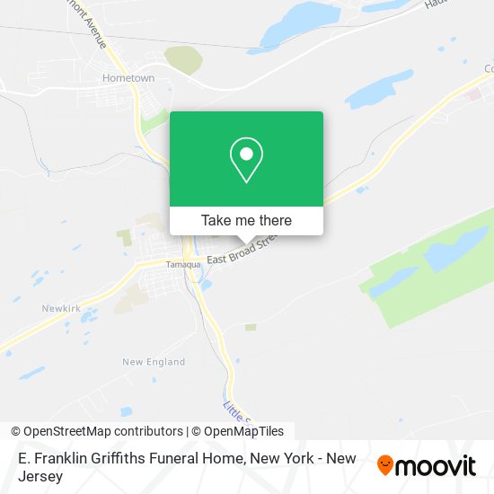Mapa de E. Franklin Griffiths Funeral Home