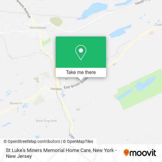 St Luke's Miners Memorial Home Care map