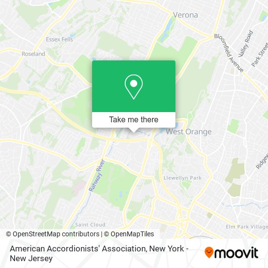 Mapa de American Accordionists' Association