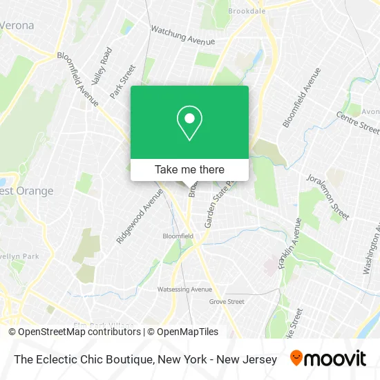 The Eclectic Chic Boutique map