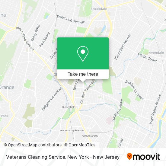 Veterans Cleaning Service map