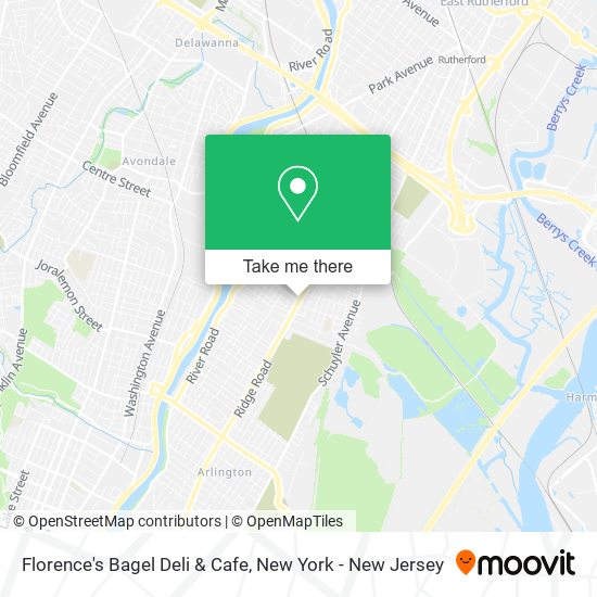 Mapa de Florence's Bagel Deli & Cafe