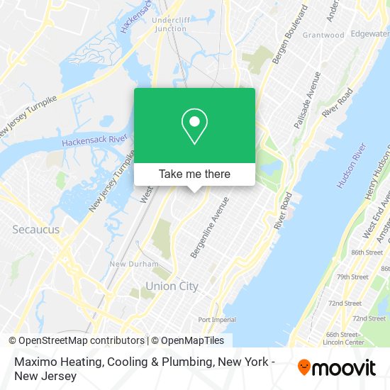 Maximo Heating, Cooling & Plumbing map