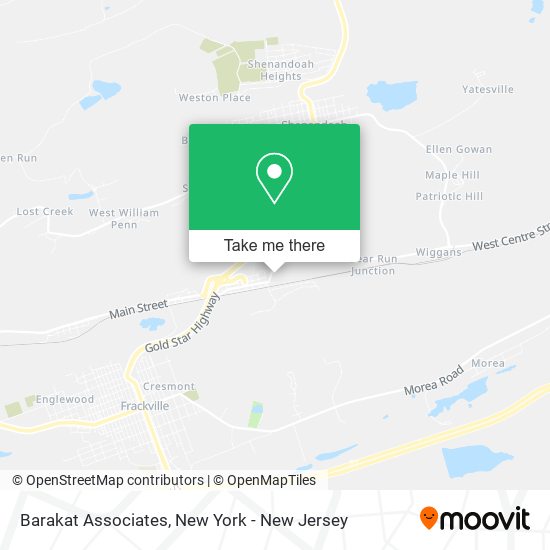 Mapa de Barakat Associates