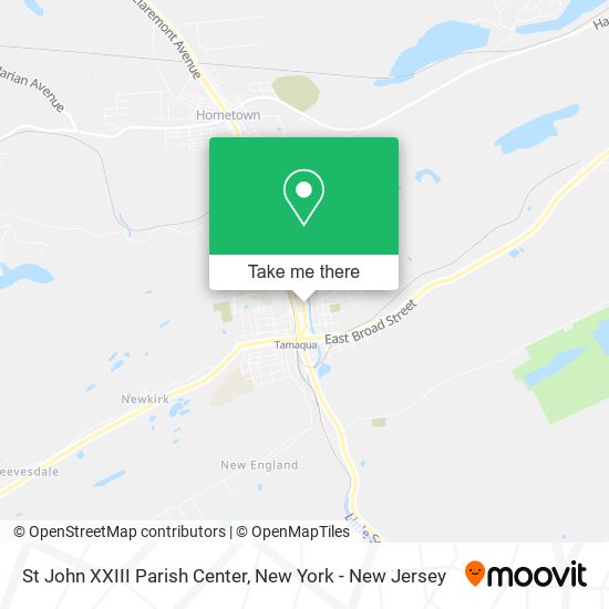 St John XXIII Parish Center map