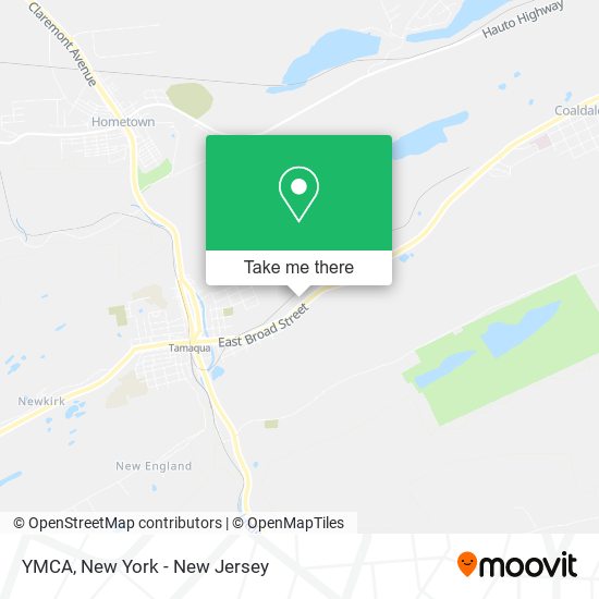 YMCA map