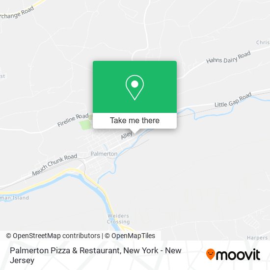 Palmerton Pizza & Restaurant map