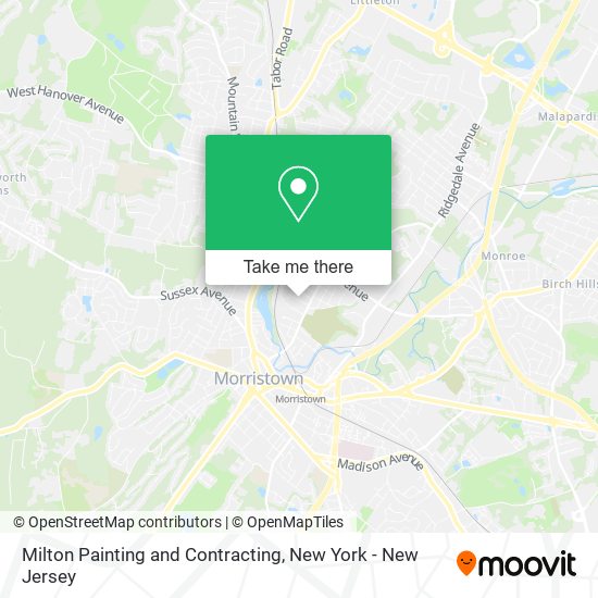 Milton Painting and Contracting map