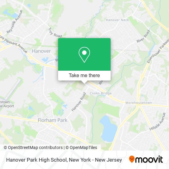 Hanover Park High School map