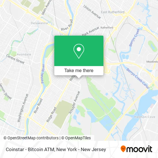 Coinstar - Bitcoin ATM map