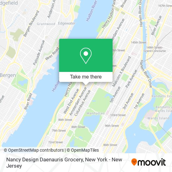 Mapa de Nancy Design Daenauris Grocery