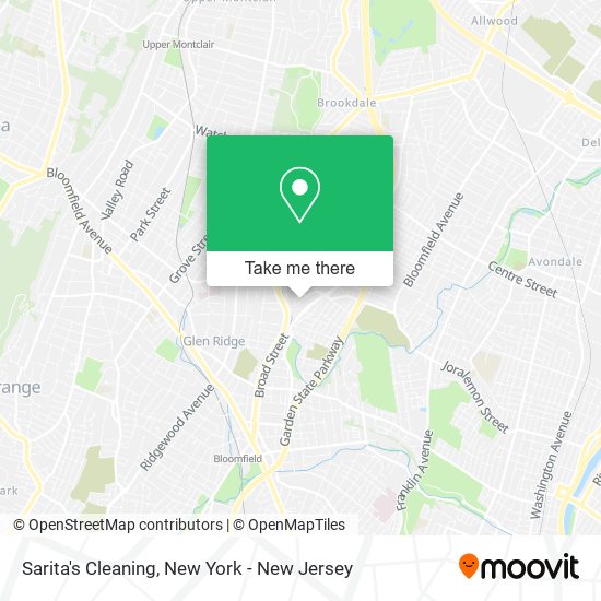 Sarita's Cleaning map