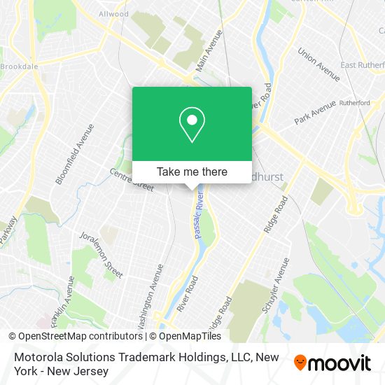 Motorola Solutions Trademark Holdings, LLC map