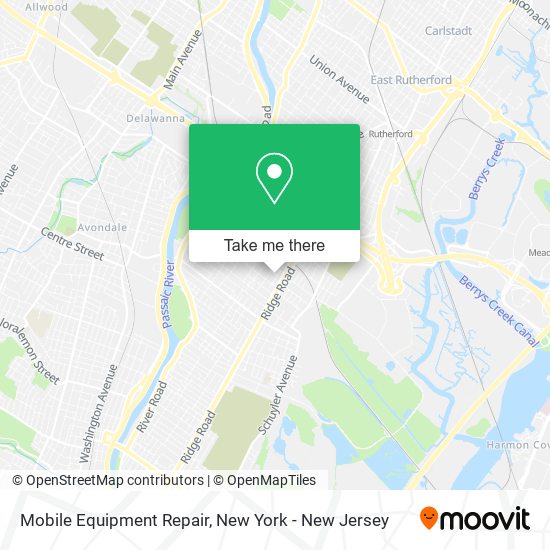 Mapa de Mobile Equipment Repair