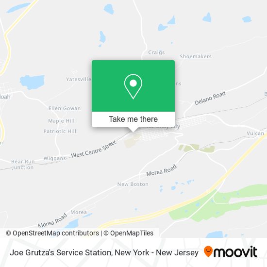 Joe Grutza's Service Station map