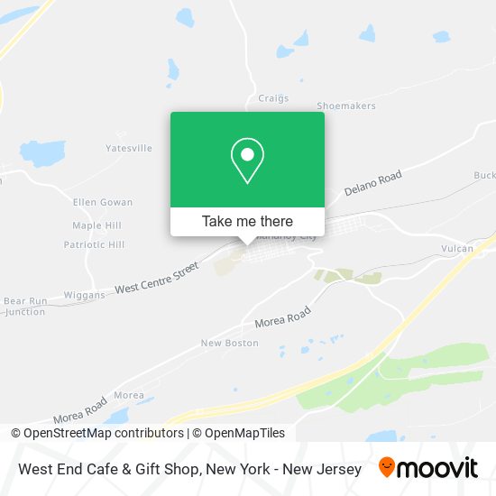 Mapa de West End Cafe & Gift Shop