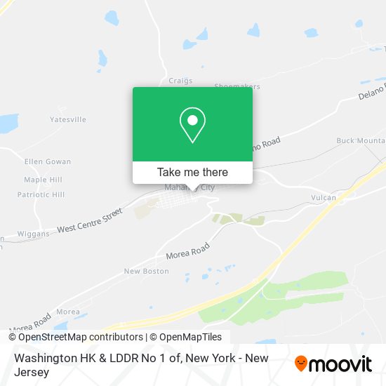 Washington HK & LDDR No 1 of map