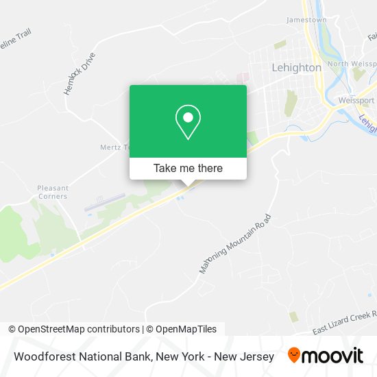 Woodforest National Bank map