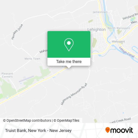 Truist Bank map