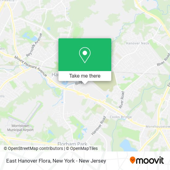 Mapa de East Hanover Flora