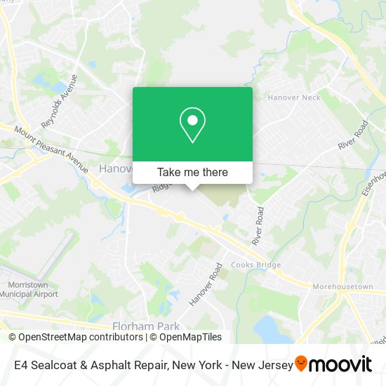 E4 Sealcoat & Asphalt Repair map