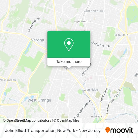 Mapa de John Elliott Transportation