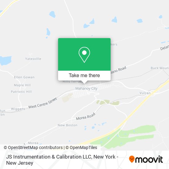 JS Instrumentation & Calibration LLC map