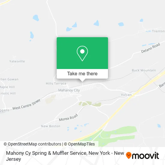Mahony Cy Spring & Muffler Service map