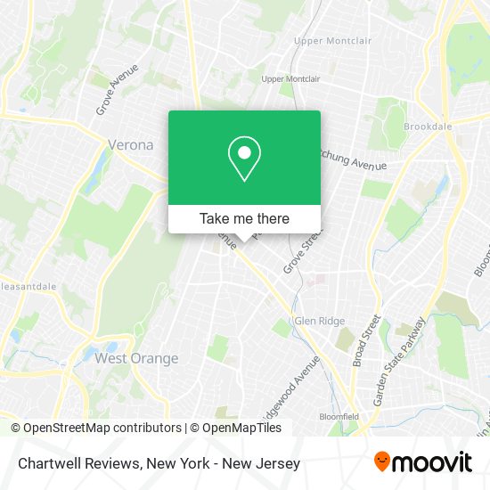 Chartwell Reviews map