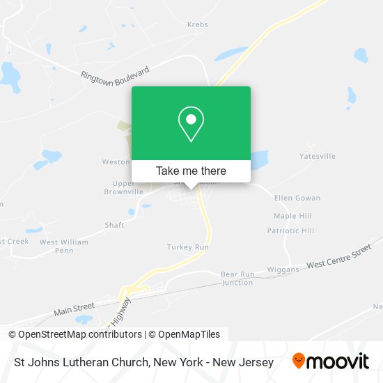 Mapa de St Johns Lutheran Church