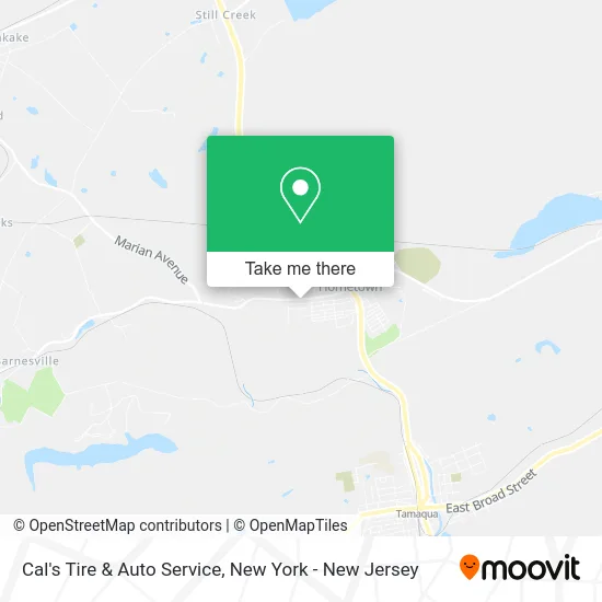 Cal's Tire & Auto Service map