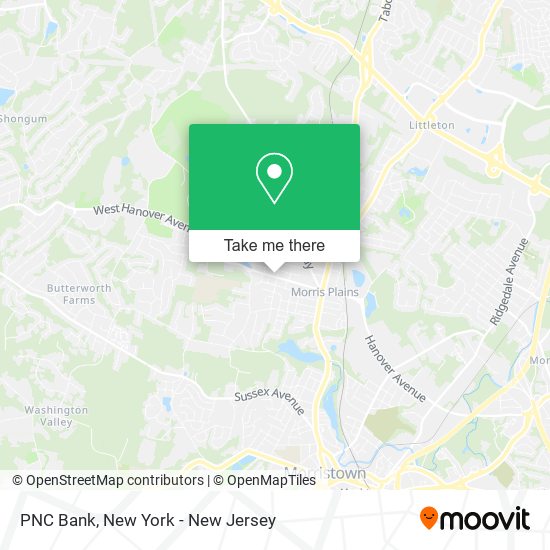 PNC Bank map