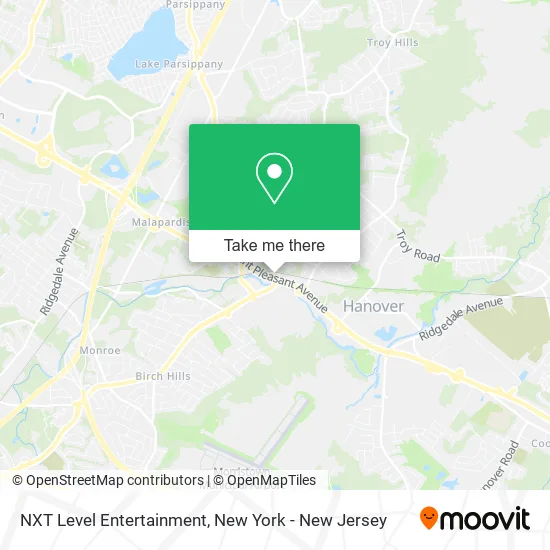 NXT Level Entertainment map