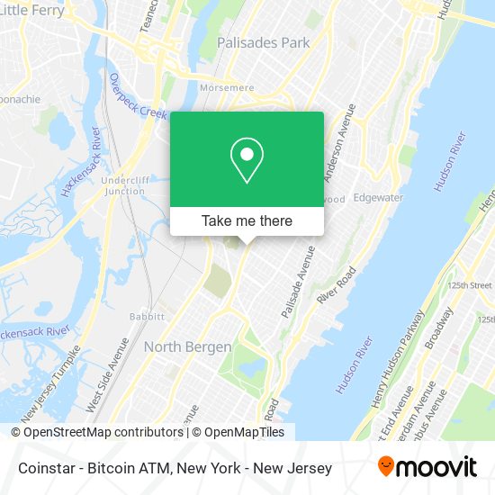 Mapa de Coinstar - Bitcoin ATM