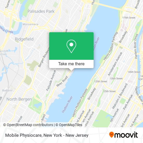 Mobile Physiocare map