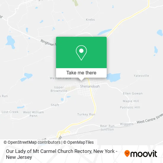 Our Lady of Mt Carmel Church Rectory map