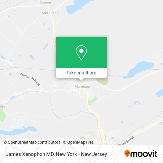 James Xenophon MD map