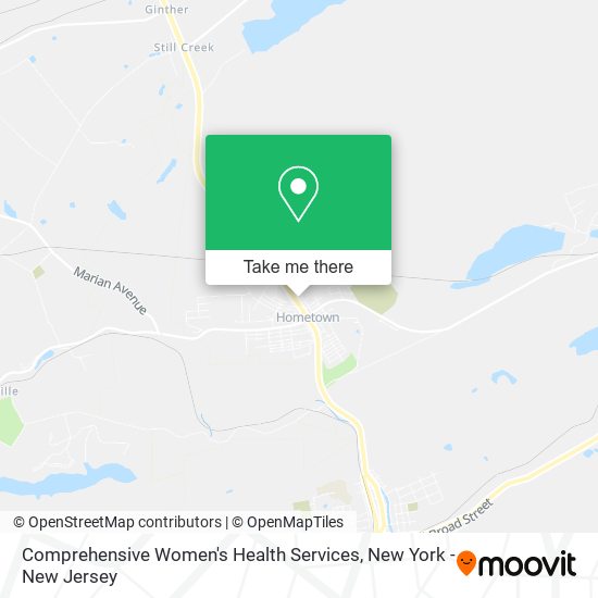 Comprehensive Women's Health Services map
