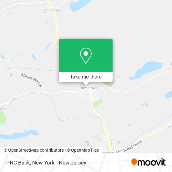 PNC Bank map