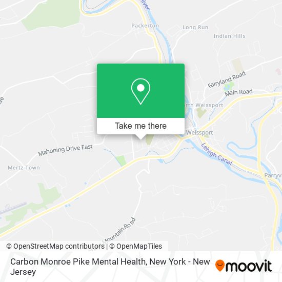 Mapa de Carbon Monroe Pike Mental Health