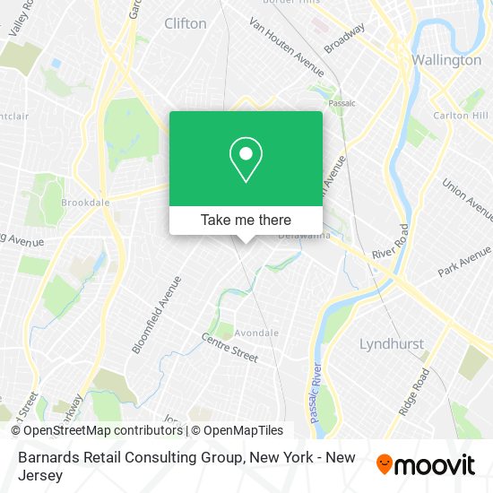 Mapa de Barnards Retail Consulting Group