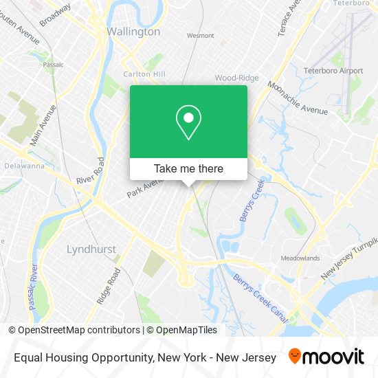 Equal Housing Opportunity map