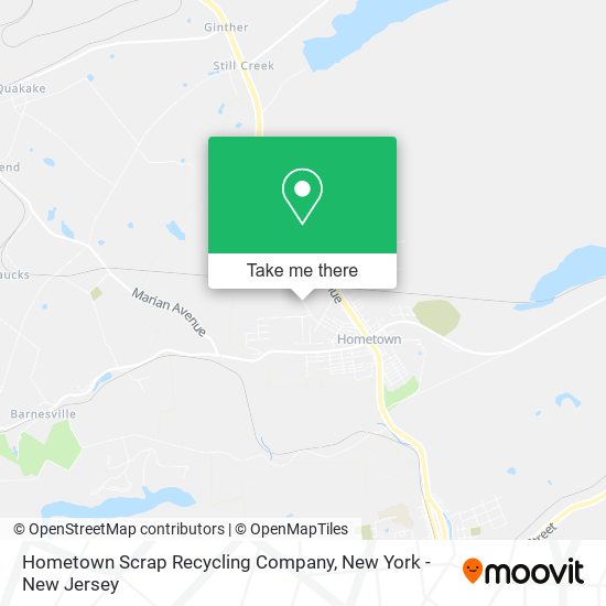 Mapa de Hometown Scrap Recycling Company