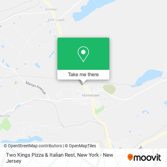 Mapa de Two Kings Pizza & Italian Rest