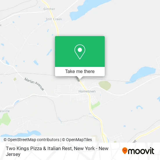 Two Kings Pizza & Italian Rest map