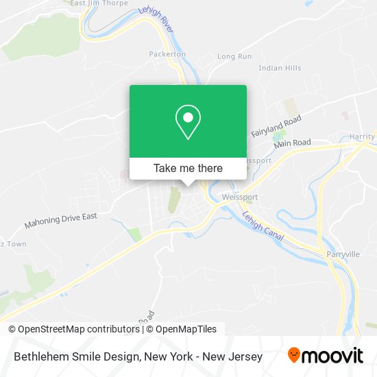 Mapa de Bethlehem Smile Design