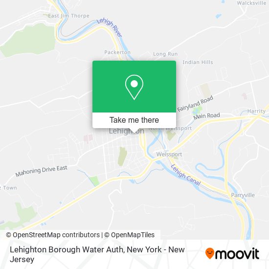 Lehighton Borough Water Auth map